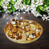 Brass Puja Thali Set With Multiple Items 1.155Kg